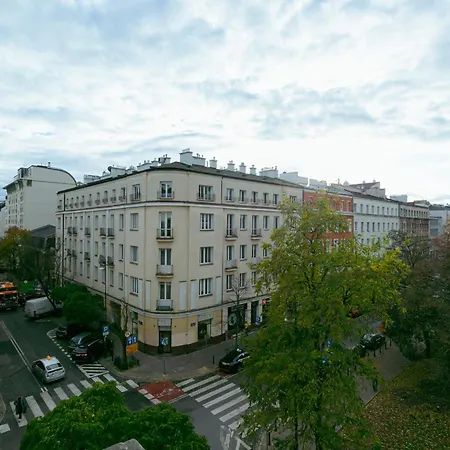 Apartmán Wspolna 54a - Free Parking - Dla 6 Osob - 450 Metrow Od Dworca Centralnego I Zlotych Tarasow - Better Varšava