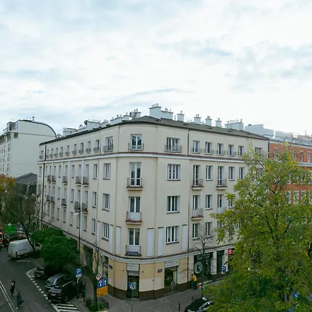 Wspolna 54a - Free Parking - Dla 6 Osob - 450 Metrow Od Dworca Centralnego I Zlotych Tarasow - Better وارسو